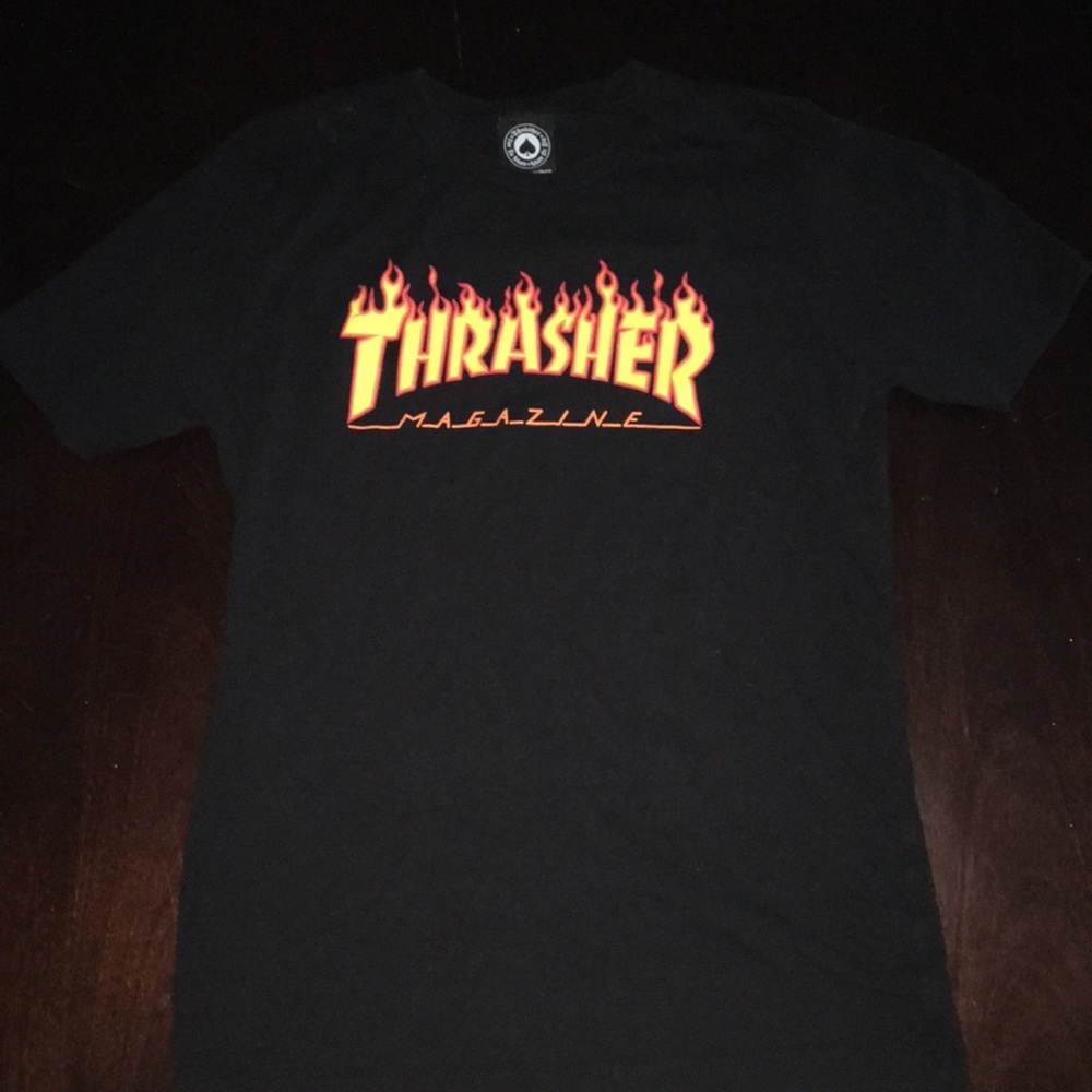 Thrasher Flame Logo Top